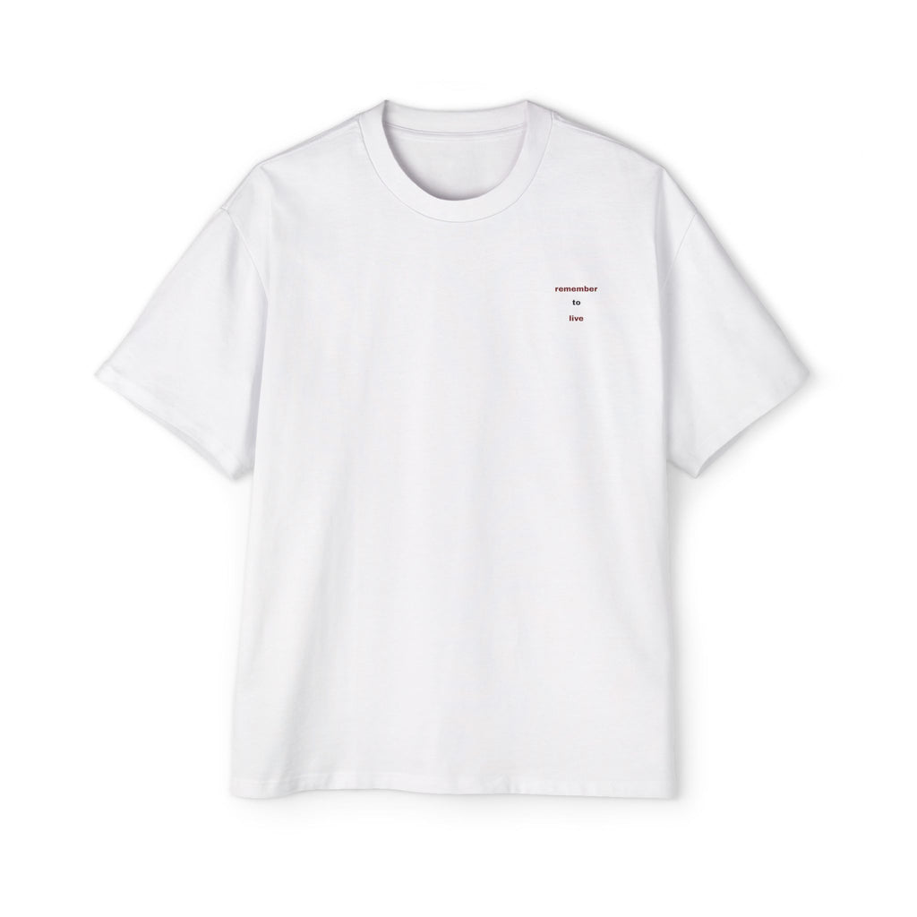 memento vivere oversize heavyweight tee
