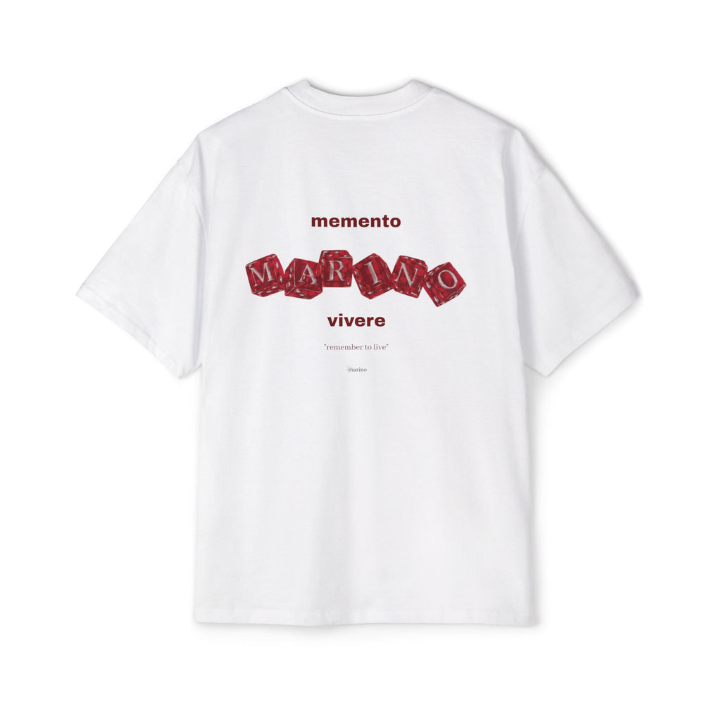 memento vivere oversize heavyweight tee